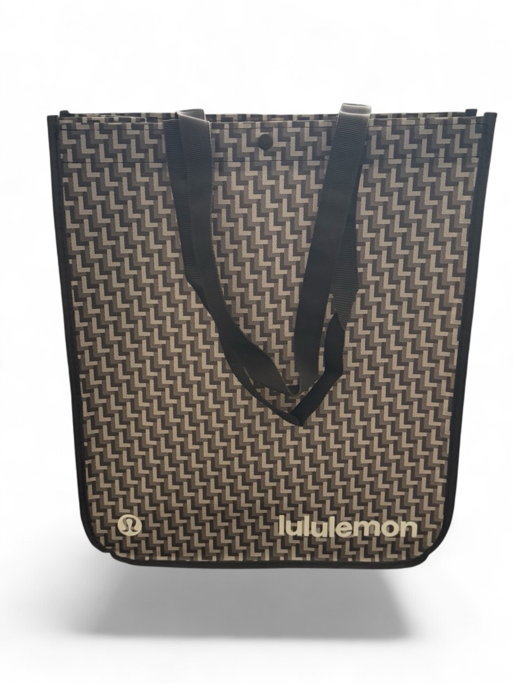 Lululemon Patterned Tote Bag in Brown and Gray  from Holiday 2025 Collection